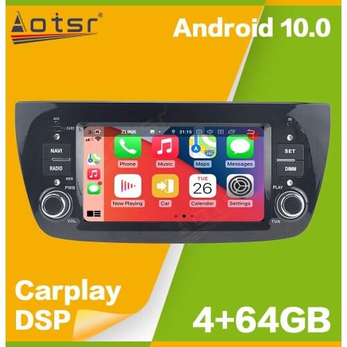 Android 10 PX5/PX6 Car Player GPS Navigation For FIAT DOBLO 2010-2015 Auto Radio Audio Tape Recorder Multimedia Player Carplay