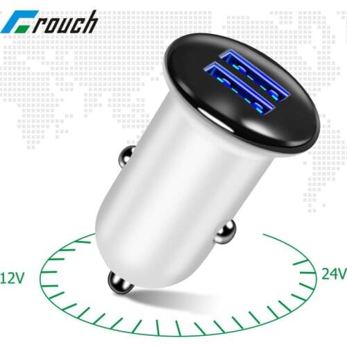 2 Port LED 5V3A Car USB Charger For Apple iPhone mobile phone quick charge3.0 car charger for Samsung s7 s6 Huawei Adapter cable