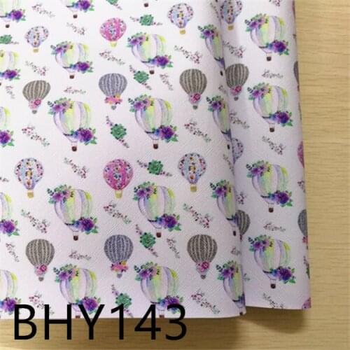 Free shipping 7.6*12inch cartoon print synthetic leather fabric for DIY accessories BHY143