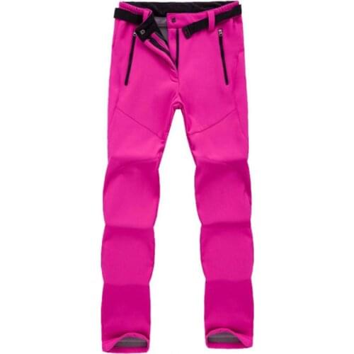 Trousers Outdoor Leisure Windproof,keep Warmth Warm Soft Shell Pants Female Camping Hiking Ski Pant Women