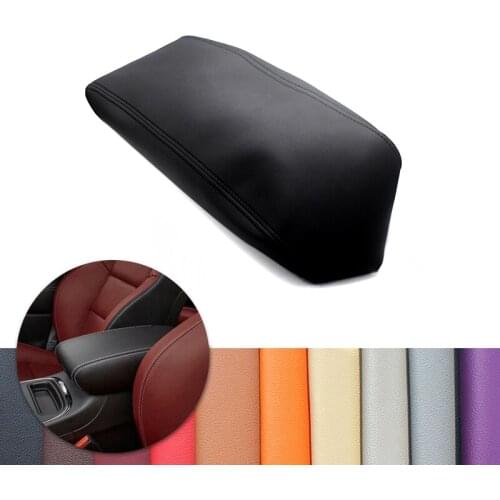 For Dodge Durango 2011 2012 2013 2014 2015 2016 2017 Car Interior Center Console Armrest Box Microfiber Leather Cover Decor