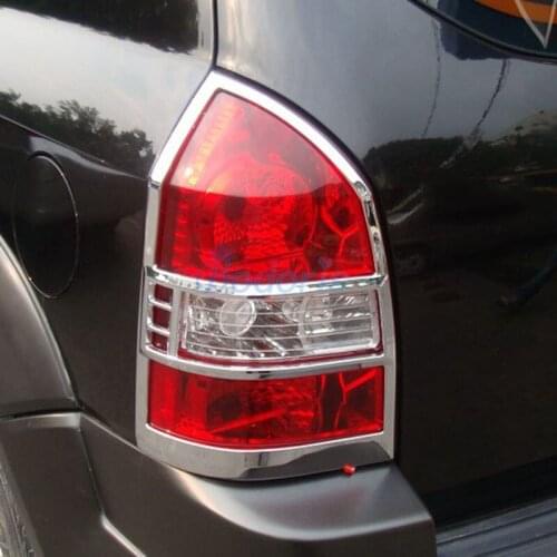 For Hyundai Tucson 2005 2006 2007 2008 2009 2010 2011 2012 2013 2014 Tailllight Cover Light Frame Moulding Trim Auto Accessories