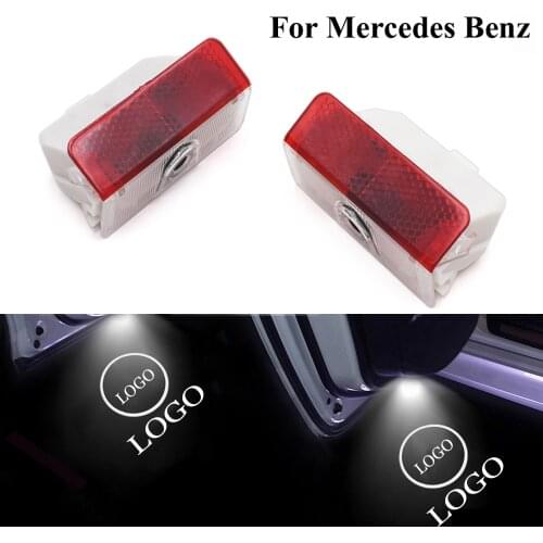 Car Door Light LED Welcome Lights Laser Projector Ghost Shadow Lamp Fits for Mercedes Benz GLK X204 A B Class W168 W169 W245