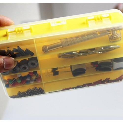 BEARKING Doublex Sided Fishing Tackle Box Compartments Bait Lure Hook Storage Box for Fishing Accessories Plastic Storage Case