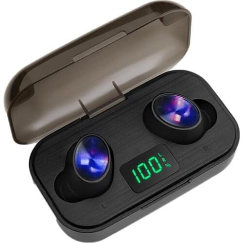 F6 Bluetooth TWS Headset Stable Connection Stereo Compact Bluetooth Earbuds for Laptops Gaming Headset with Mic