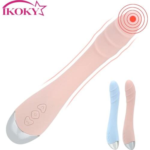 IKOKY Vagina Clitoris Massager 10 Speeds Sex Toys For Women Powerful USB Charging G-Spot Dildos Vibrator Female Masturbation