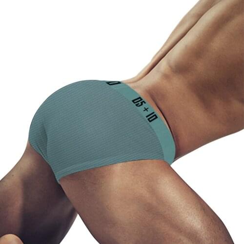 Gay Mens Briefs Cotton Sexy Man Udnerwear Men Shorts Cuecas Masculinas Comfort Slip Hombre High Fork Low Rise Underpants M-XXL