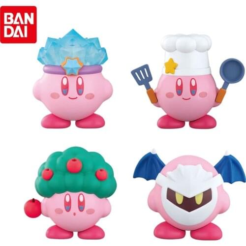 Bandai Genuine Gashapon Toys Anime Kirby CLOSET Modeling Series Action Figure Collections Model Cute Toys Kids Gifts