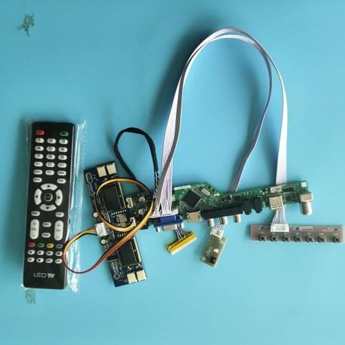 Kit for LTA216AT01 1366x768 Controller Board Audio 4 lamps Monitor 30pin LVDS Remote Panel Display HDMI VGA AV TV USB Screen LED