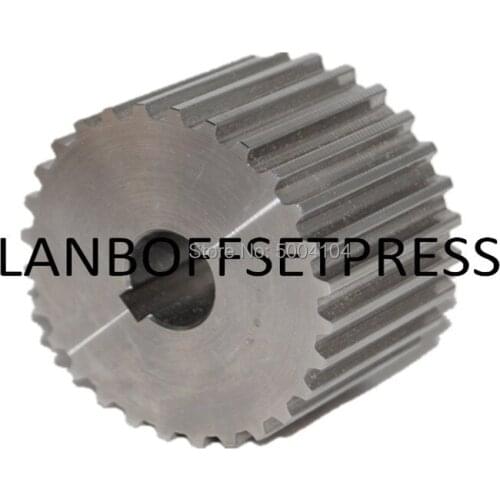 LANBOFFSETPRESS 00.580.6691 Synchronous disc 28-S5M-0250-A belt roller 28 teeth HD original parts