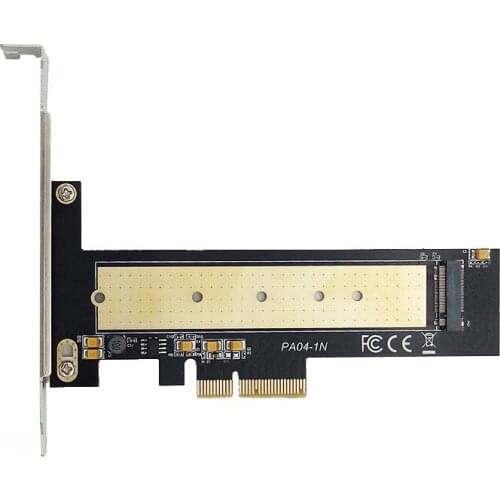 M.2 NVMe SSD NGFF TO PCIE X4 Adapter M Key Interface Card Support PCI Express 3.0 x4 2230 2242 2260 2280 22110 M2 SSD FULL SPEED