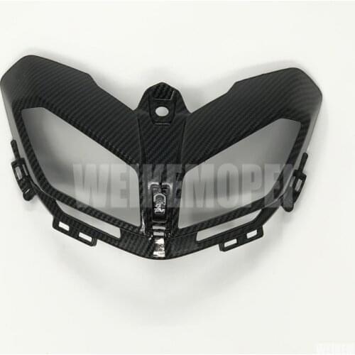 MT-09 17 18 19 Carbon Fiber Painted Headlight Nose Cowl Fit For YAMAHA MT09 FZ09 2017 2018 2019
