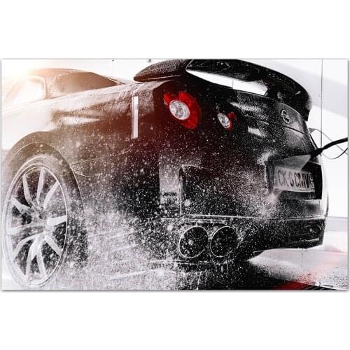 Nissan R35 GTR Sports Car Poster Vehicle Wallpaper HD Prints Canvas Painting Wall Art Picture Home Decoration