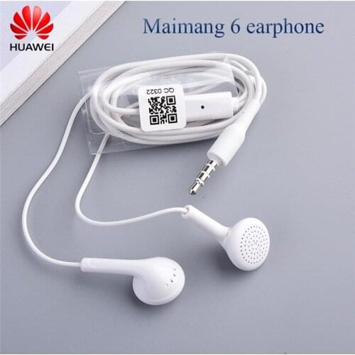 Original Huawei 3.5MM Earphone Wired In-ear Maimang 6 Headset With Microphone for Y6 Y9 Honor 10 9 8 9X 8X Max 9i 8i P10 P9 Lite