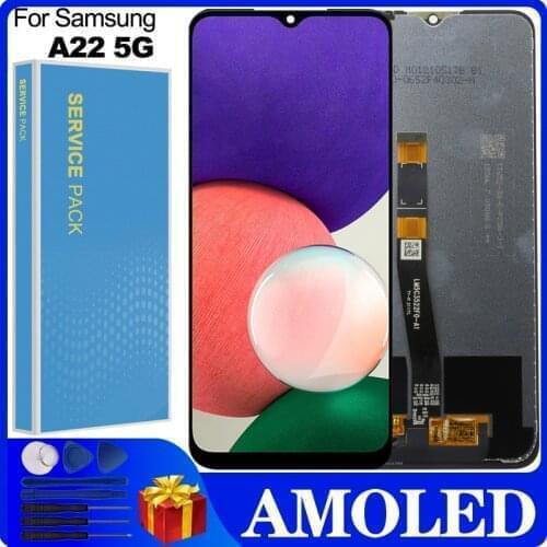 5 PCS Original 6.6" LCD For Samsung Galaxy A22 5G A226F SM-A226B LCD Display Touch Screen Digitizer Assembly Replacement parts
