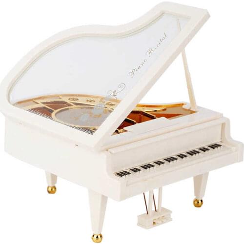 Box gift Piano Shape Ballet Dancing Girl Music Box Home Ornament Jewelry Box Kids Toys Gift gift