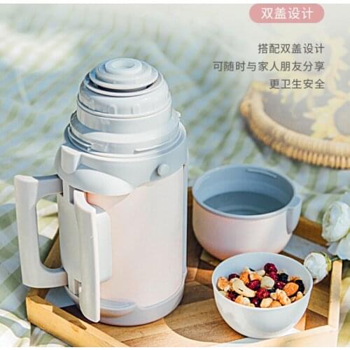 Portable Stainless Steel Thermal Insulation Pot Outdoor Thermos Insulation Pot Thermal Carafe Gourde Isotherme Home Items BC50BW