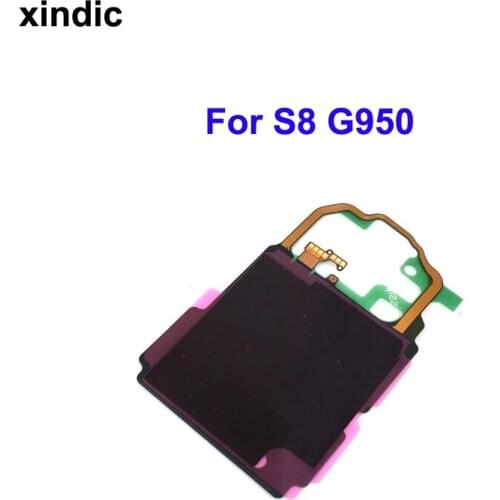 Xinidc 100% New 30pcs Wireless Charger NFC Antenna Sticker Flex Cable Replacement For Samsung Galaxy S8 G950 AAA Quality