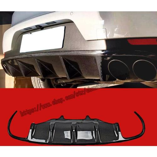 Fit For Porsche Macan 2014-2015 Real carbon fiber Rear Spoiler Diffuser Lip 1pcs