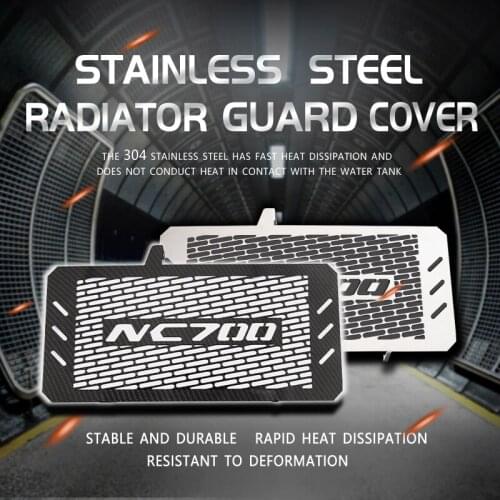 Motorcycle Radiator Guard Grille Oil Cooler Cover For NC700 NC750 X/S NC700S NC700X NC750X NC750S 2012-2019 13 14 15 16 17 18