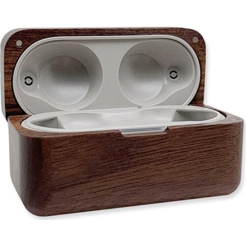 Protective Case Wooden Simple Earphone Cover Spare Parts for WF-1000XM4 Earphone