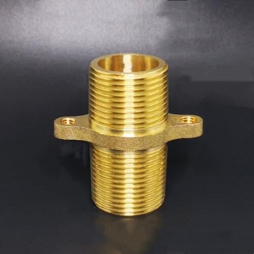 1/2" 3/4" 1" BSP Male Hex Brass Pipe Fitting Nipple Connector Joint Adapter Coupler Water Fuel Gas
