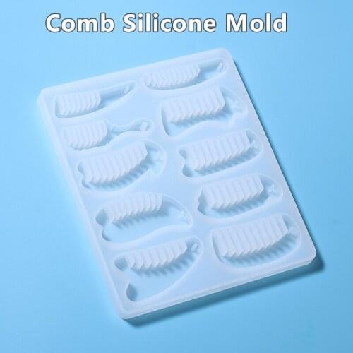 1pc Comb Silicone Molds Epoxy Resin Jewelry Making DIY Craft Jewelry Making Tools For Home Supplies