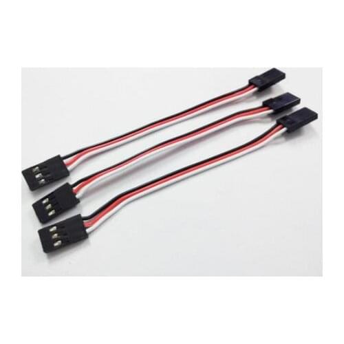 10pcs/lot 10CM Male to Male JR Plug Servo Extension Lead Wire Cable 100mm for RC Plane Quadcopter