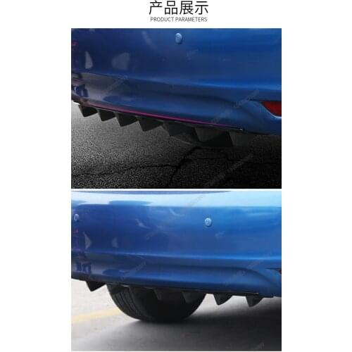 2021 Suitable For of Modification Bar Spoiler 85.5cm Car Rear Bumper Shark Fin Chassis Deflector