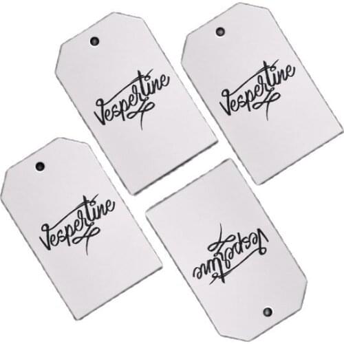 OEM Paper Tag, Customized OEM Rectangle Garment Hang Tags Jewelry Tag DIY Printed hangtag, Swing tags VK242