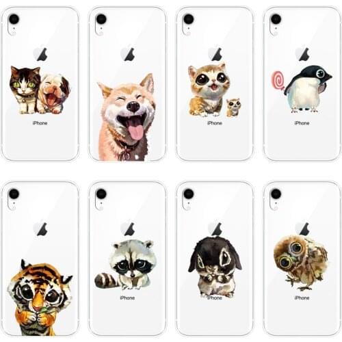Case For iPhone 6 S 6S 7 8 X XR XS Max Shiba Inu Dog Kawaii Cat Soft Silicone Back Cover For iPhone 8 7 6S 6 S Plus Phone Case