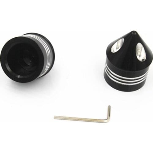Black 29mm Edge Cut Front Axle Cap Nut Cover For Harley Sportster Dyna FLHT Softail Touring Motorcycle