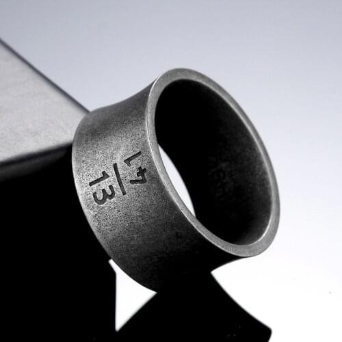 Lovers Couple Digital Ring Fashion Personality Punk Stainless Steel Jewelry Retro Accessories Boyfriend Gift Wholesale