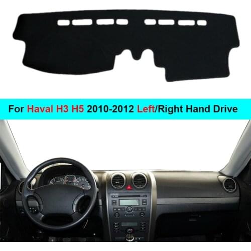 For Great wall haval H3 H5 2010 2011 2012 LHD RHD 2 Layer Car Dashboard Cover Carpet Sunshade Dash Board Cover Rug Auto Sun Rug