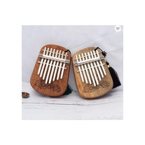 Gecko k-8CA/K-8CM professional 8 keys Comphorwood wood mini kalimba musical instrument kids