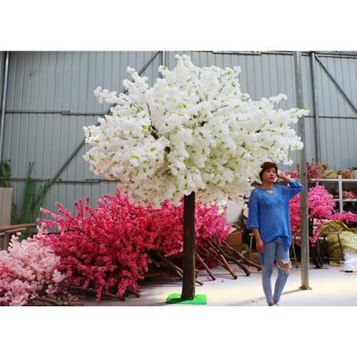 Hot Sale Artificial Cherry Flowers Tree Simulation Fake Peach Wishing Trees Art Ornaments and Wedding Centerpieces Decorations