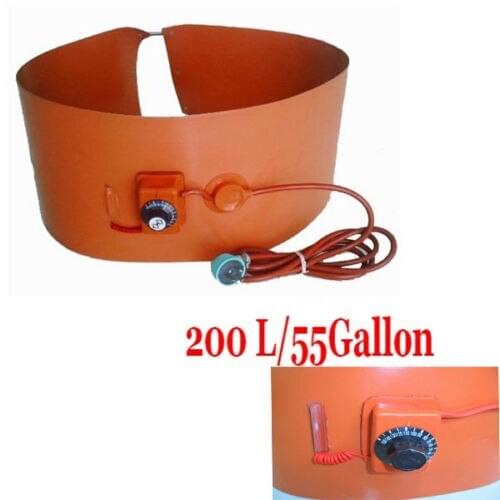 JSEX Brand 220v 200*1350 4500w Silicone Drum heater with temperatuer controller