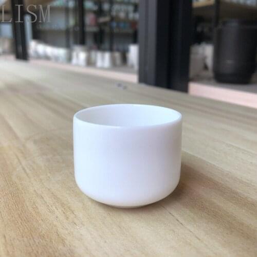 Ceramic teacup single cup master cup tea cup high white porcelain tea set spirits cup