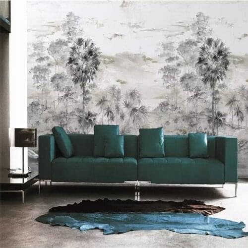 European-style hand-painted Western painting jungle wall professional production wallpaper murals custom poster photo wall