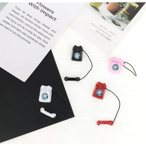 New Cute Personality Vintage Telephone Earring Fashion Enamel Funny Ear Earrings For Women Girls Bijoux Jewelry Brincos 1p