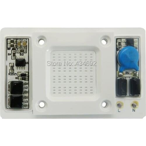 AC90-150V/170-300V 50W Intergrated Led Modules Light Royal Blue 445NM - 450NM Built In Driver Led Chip For Aquarium Lightings