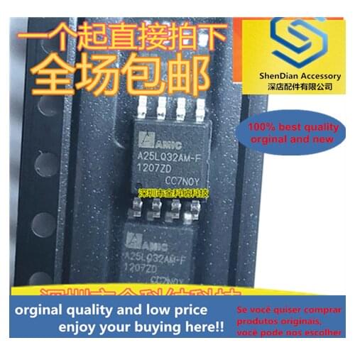 10pcs only orginal new A25LQ32AM-F 32Mbit flash memory chip SOP8 wide body