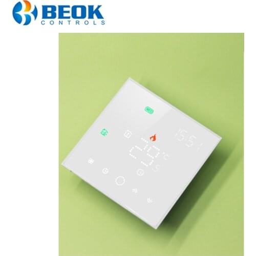 Beok WiFi Smart Thermostat Gas Boiler Temperature Controller Works With Tuya App Google Home Alexa