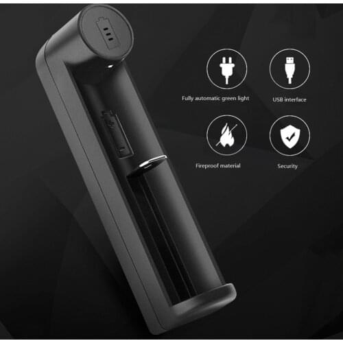 USB Port Universal Battery Charger for 21700 20700 26650 18650 18490 16340 14500 10400 Li-ion Batteries