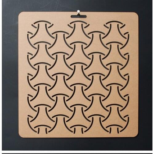 Vintage ring transparent 20*20cm big size costura Embroidery quilt line template, patchwork rulur accessories plotting board