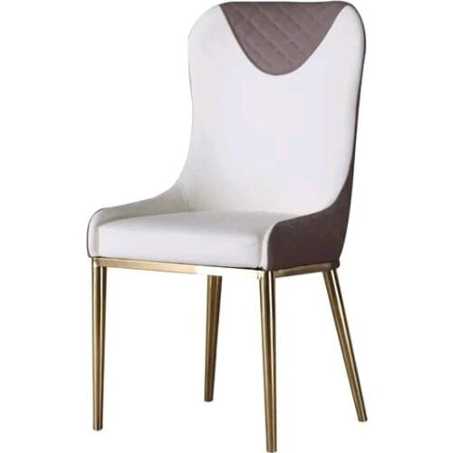 Chinafurniture leisure creative negotiation table and chair stainless steel chair modern minimalist backrest stool