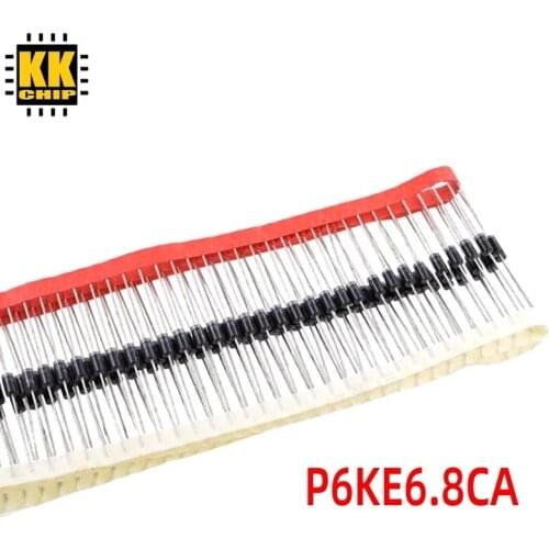 20pcs/lot KKCHIP P6KE6.8CA (two-way) TVS Transient Voltage Suppressor Diodes