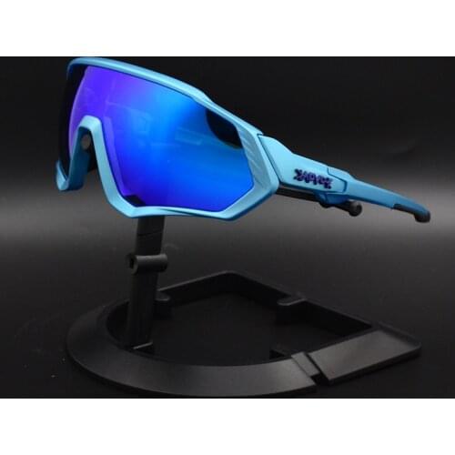 5 Pieces Set 5MM Lens Cycling Sunglasses UV500 Bike Goggles Bicicletas gafas Ciclismo Kit Outdoor Beach Glasses Riding Windproof