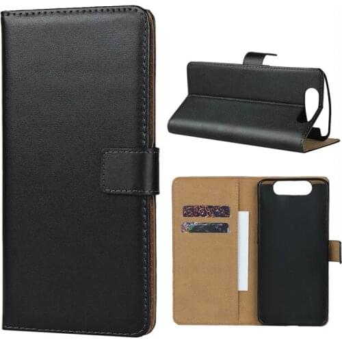 PU Wallet Flip Cover For Samsung Galaxy A80 SM-A805F/DS Leather Case Stand Holder A90 Mobile Phone Accessory