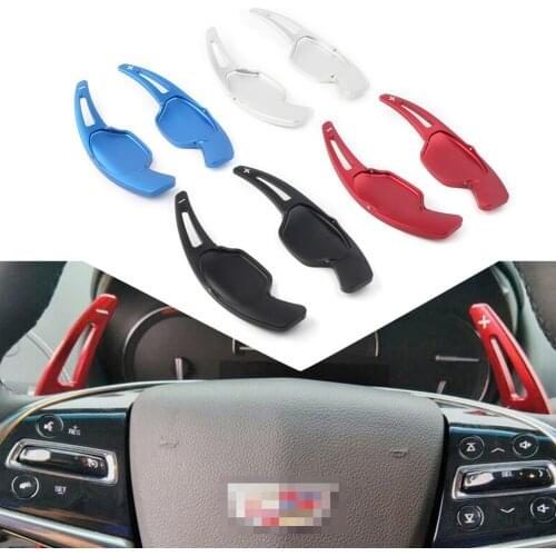 For Cadillac XTS Car Steering Wheel Shift Paddles Shifters Extension Pair Fit 2013 2014 2015 2016 2017 2018 Sedan 4 Door